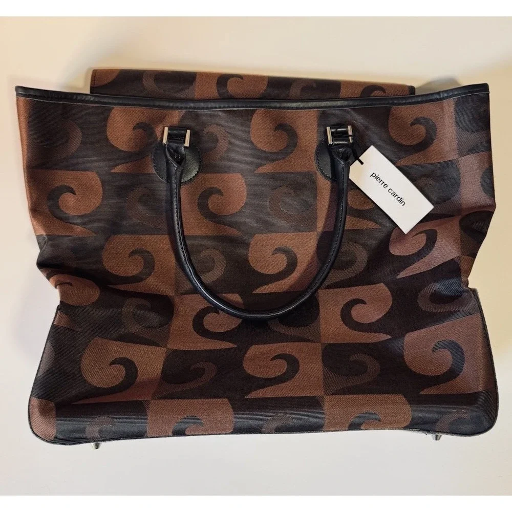 Pierre Cardin Tote And Clutch 2pc Set Brown New With Tags NWT